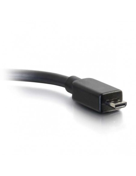 C2G 80510 adaptador de cable de vídeo 0,2 m Micro-HDMI HDMI Negro