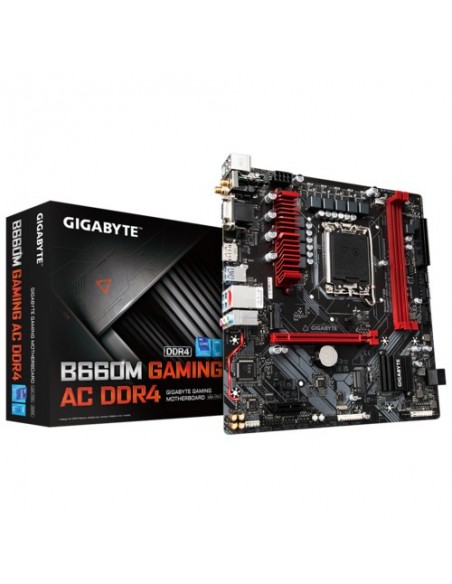 Gigabyte B660M GAMING AC DDR4 placa base Intel B660 LGA 1700 micro ATX