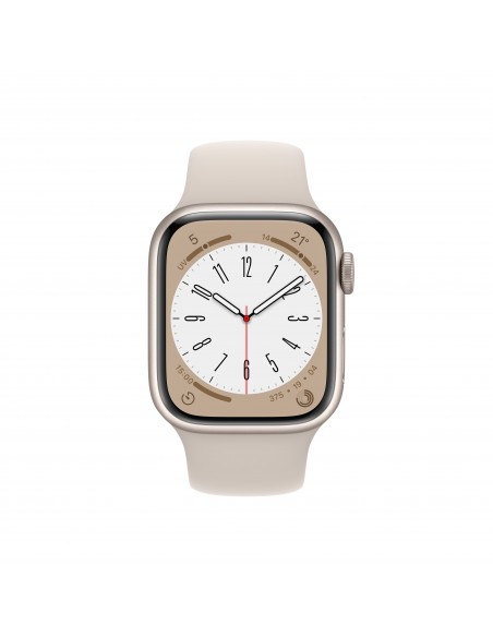 Apple Watch Series 8 OLED 41 mm Digital 352 x 430 Pixeles Pantalla táctil 4G Beige Wifi GPS (satélite)