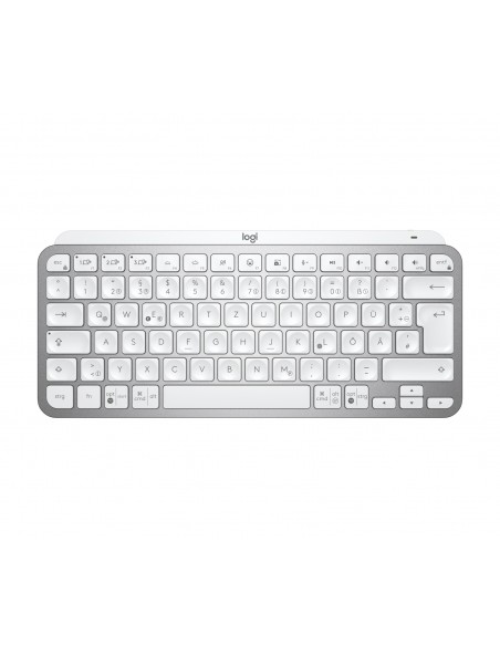 Logitech Mx Keys Mini For Business teclado RF Wireless + Bluetooth QWERTZ Alemán Gris