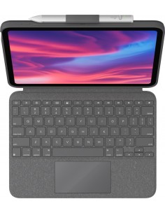 Logitech Combo Touch Gris Smart Connector QWERTZ Alemán 2