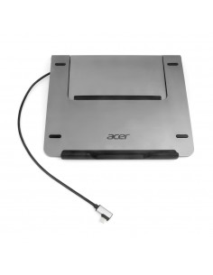 Acer HP.DSCAB.012 soporte para ordenador portátil Plata 39,6 cm (15.6")