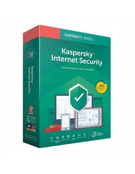 Kaspersky Internet Security 2020 Seguridad de antivirus Base Español 1 licencia(s) 1 año(s)