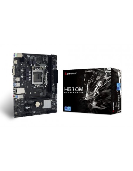 Biostar H510MHP 2.0 placa base Intel H510 LGA 1200 (Socket H5) micro ATX