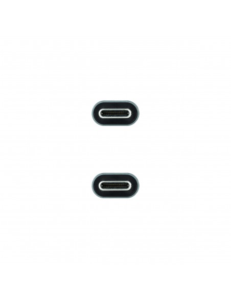 Nanocable Cable USB 3.2 Gen2x2 20Gbps 5A 100W 4K 60Hz USB-C M-USB-C M, 1 m