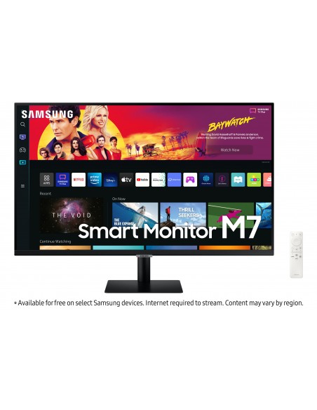 Samsung Smart Monitor M7 S32BM702UP pantalla para PC 81,3 cm (32") 3840 x 2160 Pixeles 4K Ultra HD LED Negro