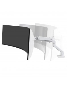 Ergotron HX Series 45-647-216 soporte para monitor 124,5 cm (49") Blanco Escritorio 2