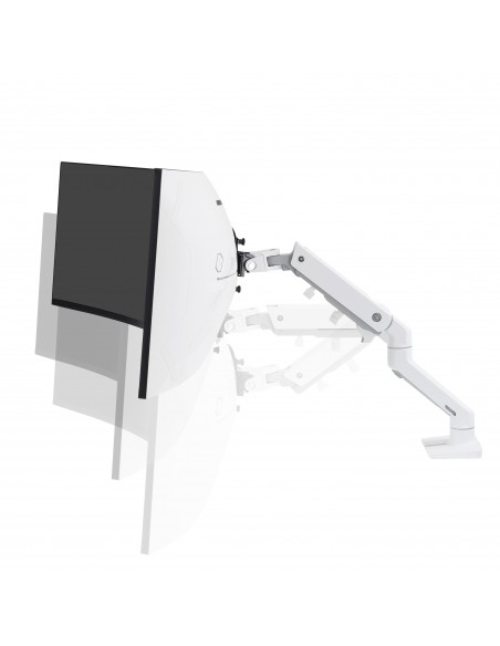 Ergotron HX Series 45-647-216 soporte para monitor 124,5 cm (49") Blanco Escritorio