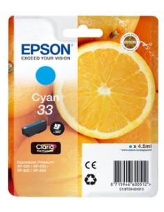 Epson Oranges C13T33424010 cartucho de tinta 1 pieza(s) Original Cian