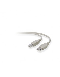 Belkin USB A B 3m cable USB USB 2.0 USB B Gris