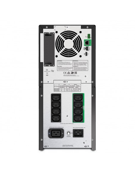 APC SMT3000IC sistema de alimentación ininterrumpida (UPS) Línea interactiva 3 kVA 2700 W 9 salidas AC