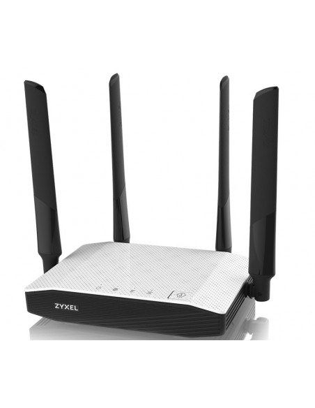 Zyxel NBG6604 router inalámbrico Ethernet rápido Doble banda (2,4 GHz   5 GHz) Negro, Blanco