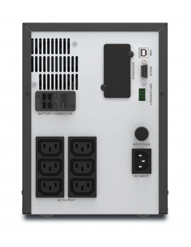 APC Easy UPS SMV sistema de alimentación ininterrumpida (UPS) Línea interactiva 2 kVA 1400 W 6 salidas AC