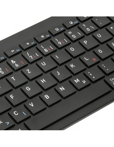 Targus AKB863DE teclado Bluetooth QWERTZ Alemán Negro