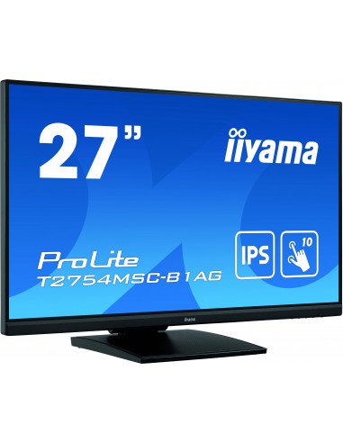 iiyama ProLite T2754MSC-B1AG pantalla para PC 68,6 cm (27") 1920 x 1080 Pixeles Full HD LED Pantalla táctil Multi-usuario Negro