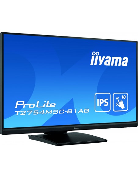 iiyama ProLite T2754MSC-B1AG pantalla para PC 68,6 cm (27") 1920 x 1080 Pixeles Full HD LED Pantalla táctil Multi-usuario Negro