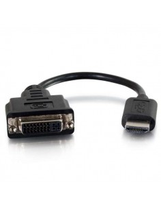 C2G 80502 adaptador de cable de vídeo 0,2 m HDMI DVI-D Negro