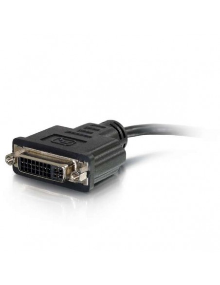 C2G 80502 adaptador de cable de vídeo 0,2 m HDMI DVI-D Negro
