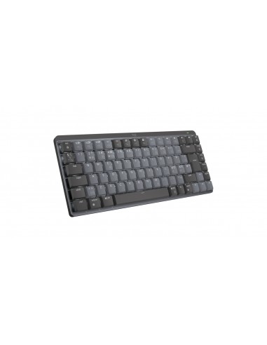 Logitech MX Mini Mechanical teclado RF Wireless + Bluetooth QWERTY Danés, Finlandés, Noruego, Sueco Grafito, Gris