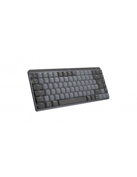 Logitech MX Mini Mechanical teclado RF Wireless + Bluetooth QWERTY Danés, Finlandés, Noruego, Sueco Grafito, Gris