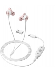 Logitech Zone Auriculares Alámbrico Dentro de oído Llamadas Música USB Tipo C Rosa