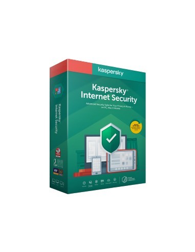 Kaspersky Internet Security 2020 Seguridad de antivirus Base 1 licencia(s) 1 año(s)