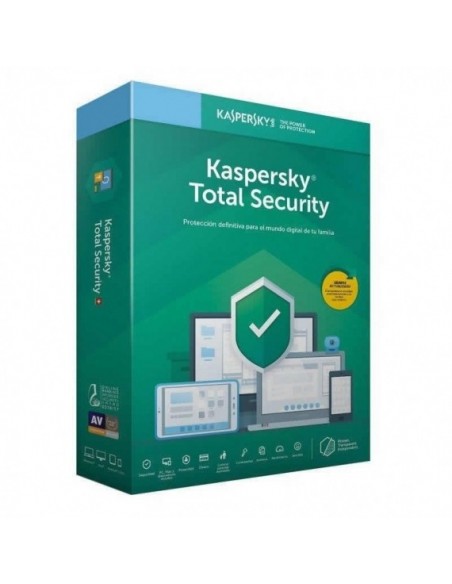 Kaspersky Total Security 2020 Seguridad de antivirus Base Español 1 licencia(s) 1 año(s)