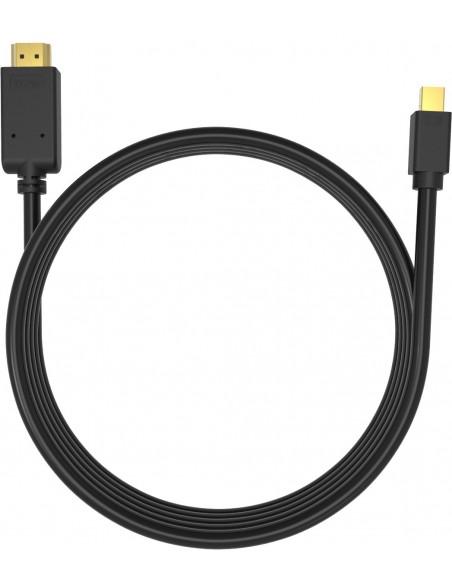 Vision TC 2MMDPHDMI BL adaptador de cable de vídeo 2 m Mini DisplayPort HDMI tipo A (Estándar) Negro
