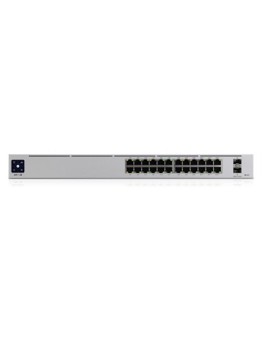 Ubiquiti UniFi Pro 24-Port PoE Gestionado L2 L3 Gigabit Ethernet (10 100 1000) Energía sobre Ethernet (PoE) 1U Plata