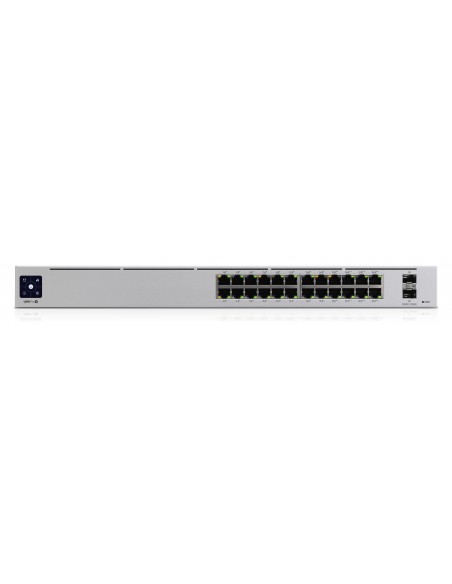 Ubiquiti UniFi Pro 24-Port PoE Gestionado L2 L3 Gigabit Ethernet (10 100 1000) Energía sobre Ethernet (PoE) 1U Plata