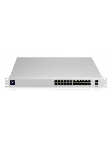 Ubiquiti UniFi Pro 24-Port PoE Gestionado L2 L3 Gigabit Ethernet (10 100 1000) Energía sobre Ethernet (PoE) 1U Plata