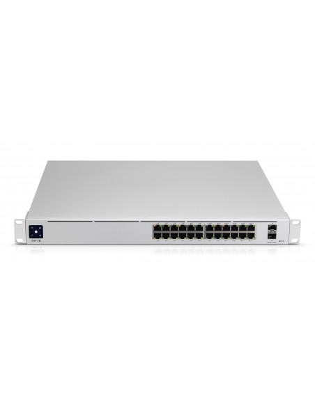 Ubiquiti UniFi Pro 24-Port PoE Gestionado L2 L3 Gigabit Ethernet (10 100 1000) Energía sobre Ethernet (PoE) 1U Plata
