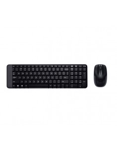 Logitech Wireless Combo MK220 teclado Ratón incluido RF inalámbrico Inglés Negro