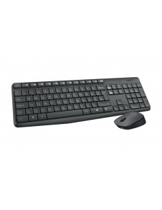 Logitech MK235 teclado Ratón incluido USB QWERTY Nórdico Gris 2