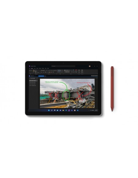 Microsoft Surface Go 3 Business 4G LTE 256 GB 26,7 cm (10.5") Intel® Core™ i3 8 GB Wi-Fi 6 (802.11ax) Windows 11 Pro Platino