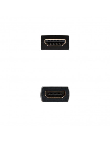 Nanocable HDMI, 1m cable HDMI HDMI tipo A (Estándar) Negro