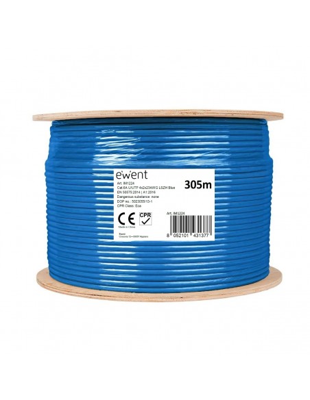 Ewent IM1224 cable de red Azul 305 m Cat6a U UTP (UTP)