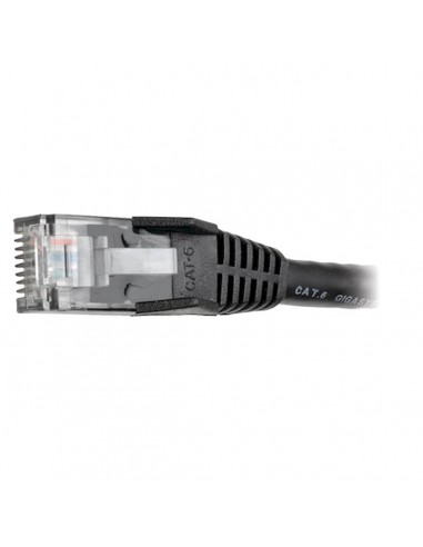 Tripp Lite N201-007-BK Cable Ethernet (UTP) Patch Moldeado Snagless Cat6 Gigabit (RJ45 M M), Negro, 2.13 m [7 pies]