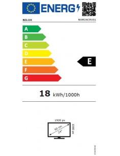 Nilox Monitor Curvo de 24" Gaming, VA, HDMI y DP, y 1ms 2