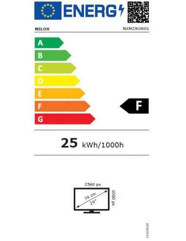 Nilox Monitor 29”, FHD, IPS UltraWide, 4ms, 75 Hz, HDMI y DP