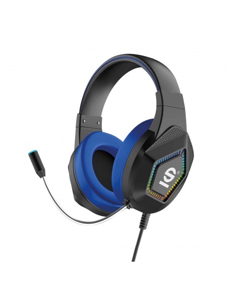 Sparco SPHEADPHONE auricular y casco Auriculares Alámbrico Diadema Juego USB tipo A Negro, Azul