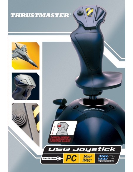 Thrustmaster USB Joystick Azul Palanca de mando PC