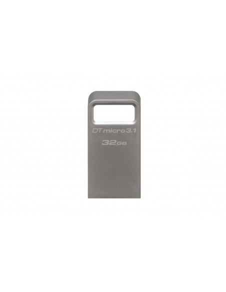 Kingston Technology DataTraveler Micro 3.1 32GB unidad flash USB USB tipo A 3.2 Gen 1 (3.1 Gen 1) Metálico