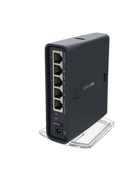 Mikrotik hAP ac lite tower Negro Energía sobre Ethernet (PoE)