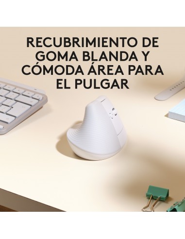 Logitech Lift for Mac ratón mano derecha RF Wireless + Bluetooth Óptico 4000 DPI
