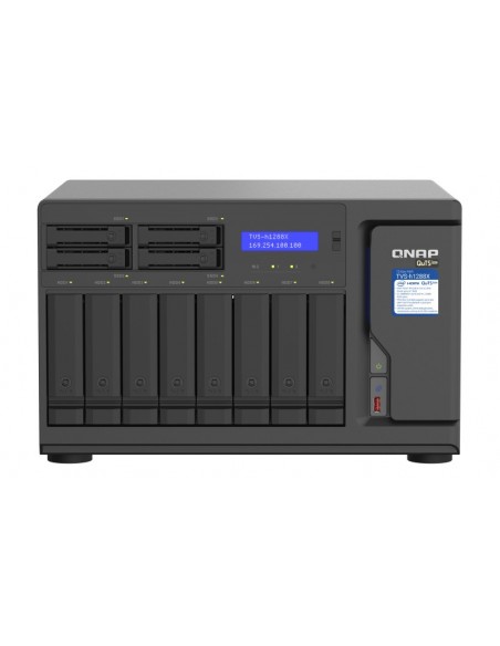 QNAP TVS-h1288X NAS Torre Ethernet Negro W-1250 QNAP TVS-h1288X NAS Torre Ethernet Negro W-1250