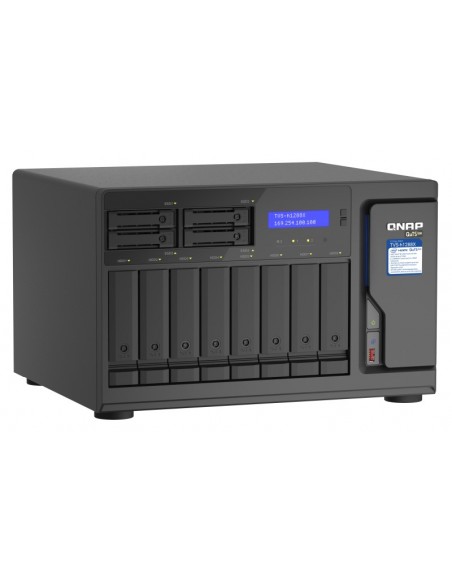 QNAP TVS-h1288X NAS Torre Ethernet Negro W-1250 QNAP TVS-h1288X NAS Torre Ethernet Negro W-1250
