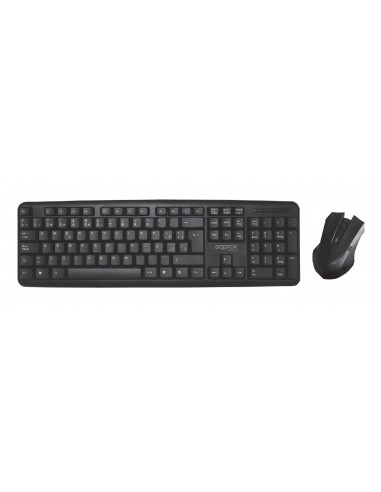 Approx appMX230 teclado Ratón incluido USB Español Negro