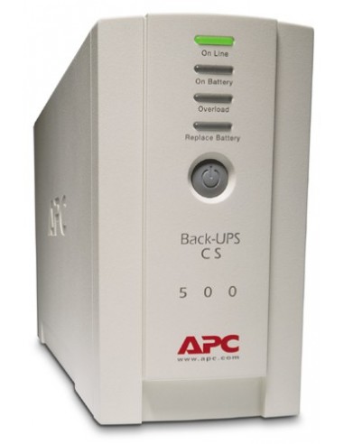 APC Back-UPS sistema de alimentación ininterrumpida (UPS) En espera (Fuera de línea) o Standby (Offline) 0,5 kVA 300 W 4
