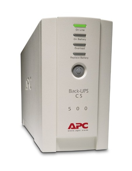 APC Back-UPS sistema de alimentación ininterrumpida (UPS) En espera (Fuera de línea) o Standby (Offline) 0,5 kVA 300 W 4